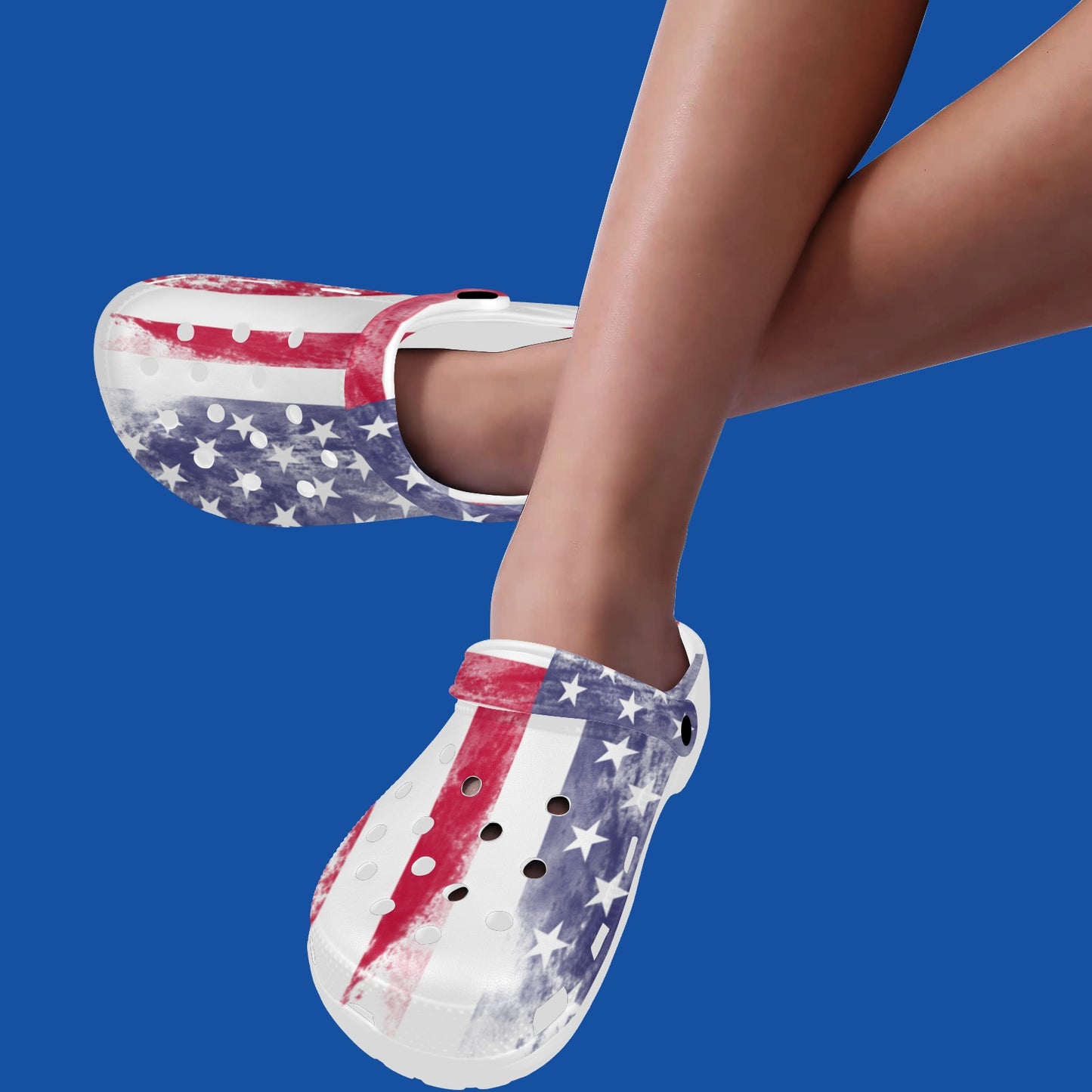 Custom Print Boss Clogs Merica