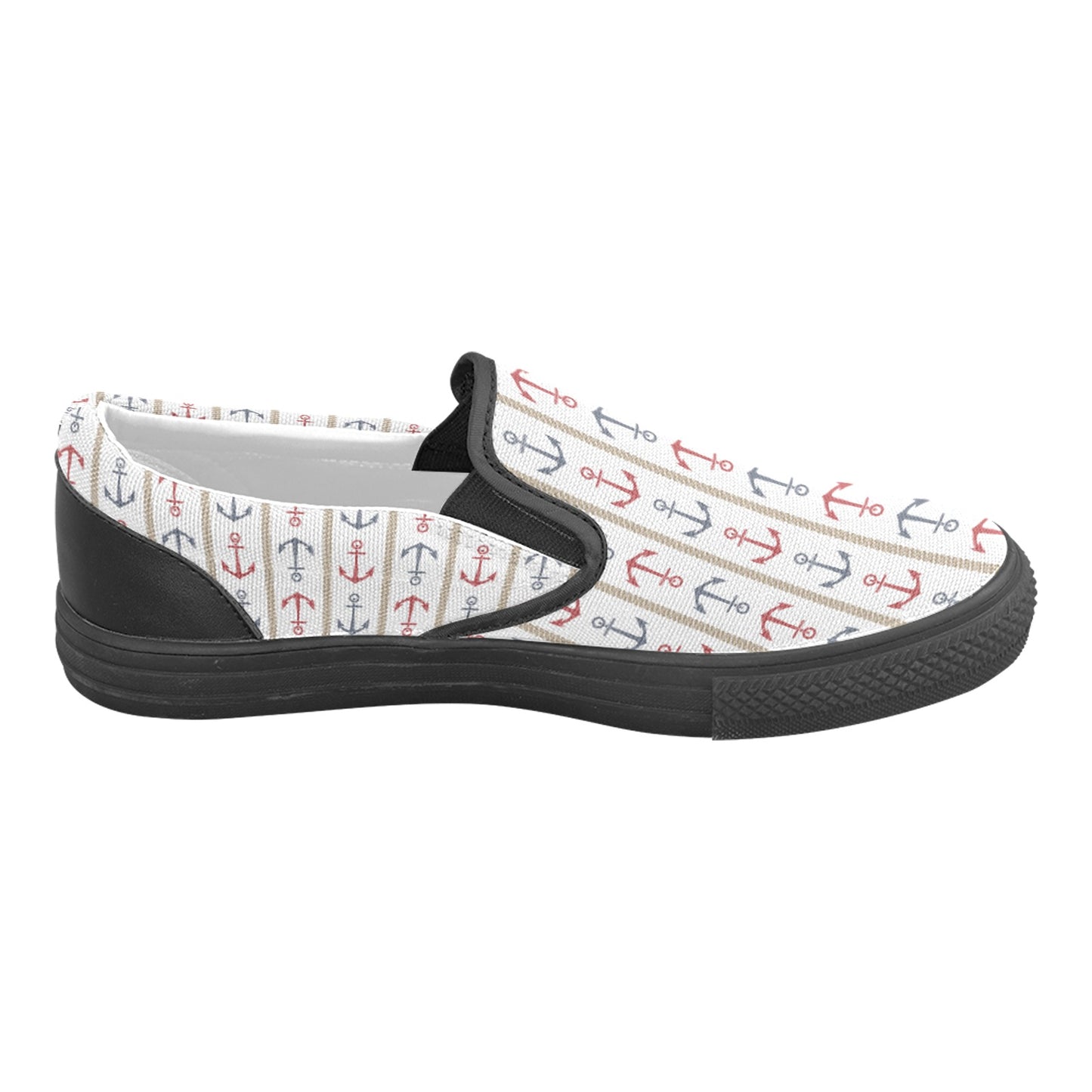 Slip-on Canvas Men's Shoes Anchors