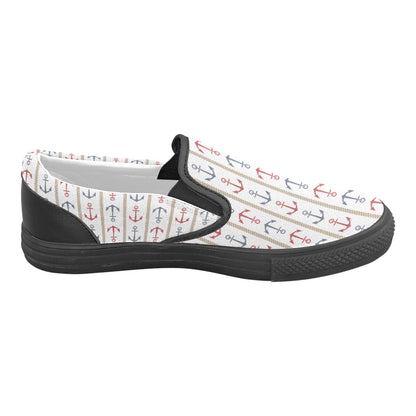 Slip-on Canvas Men's Shoes Anchors