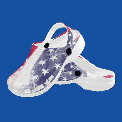 Custom Print Boss Clogs Merica