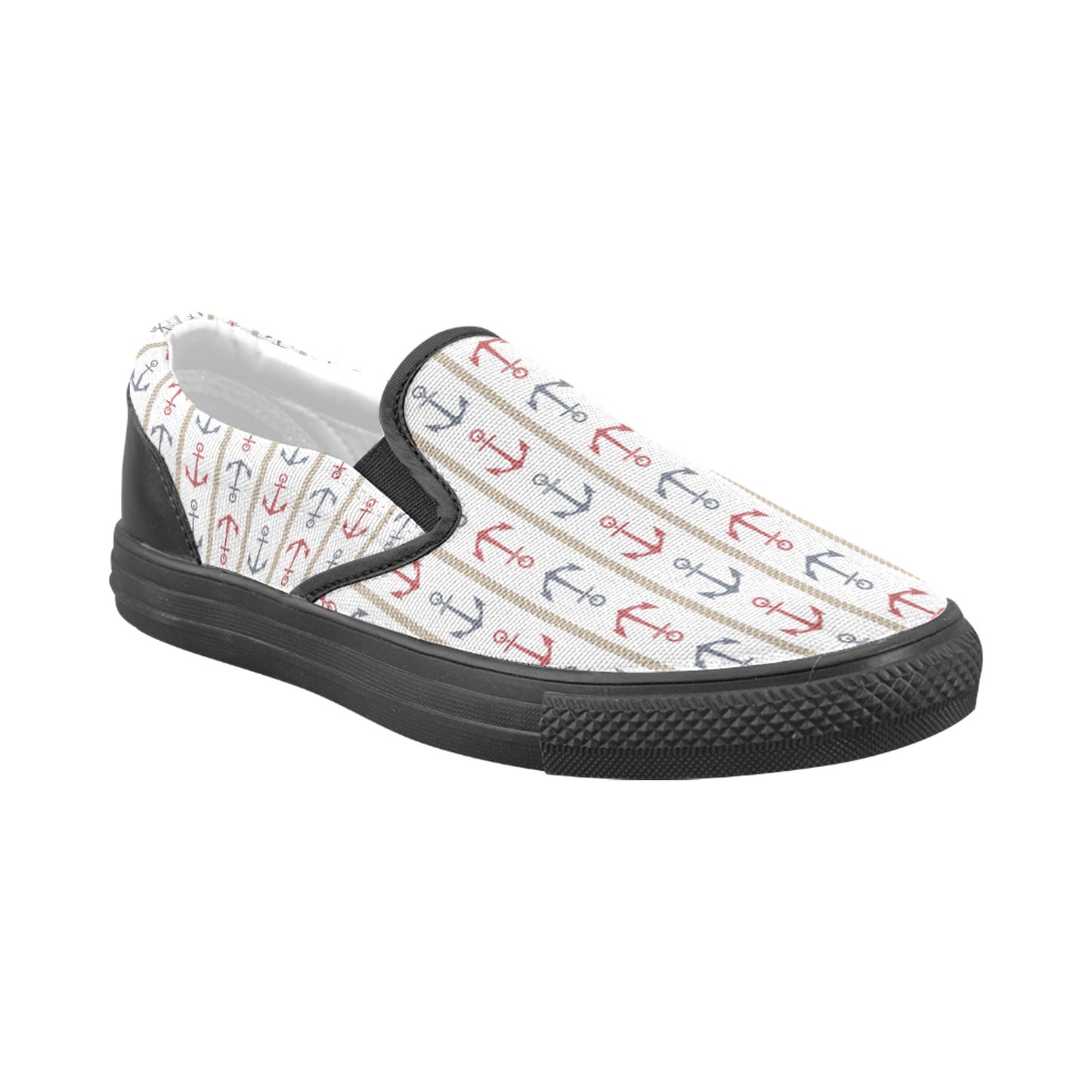 Slip-on Canvas Men's Shoes Anchors