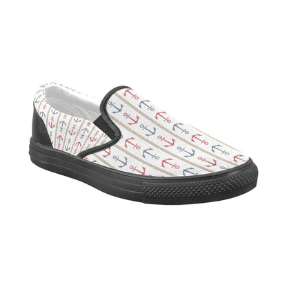 Slip-on Canvas Men's Shoes Anchors