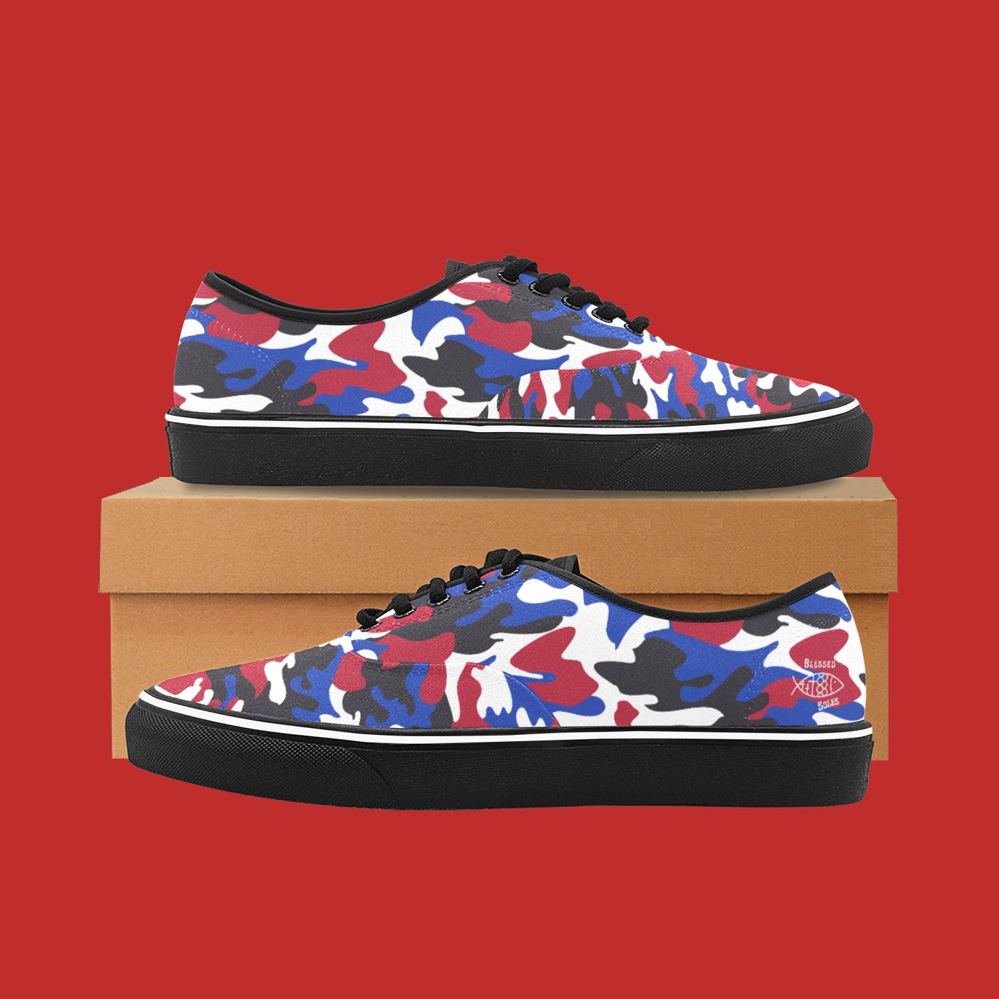 Men's Classic Canvas Low Top Patriot