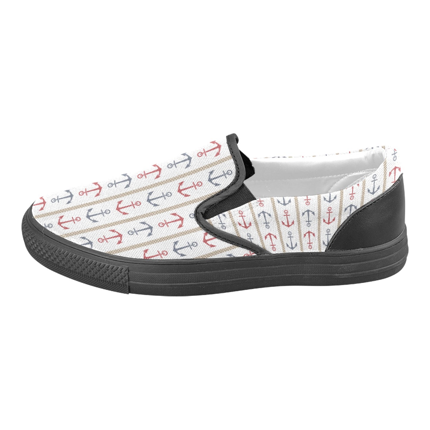 Slip-on Canvas Men's Shoes Anchors
