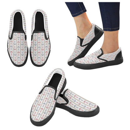 Slip-on Canvas Men's Shoes Anchors