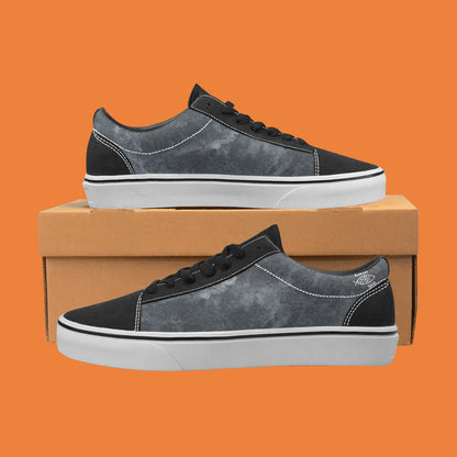 Men's Lace-Up Canvas Stone Wash Grey