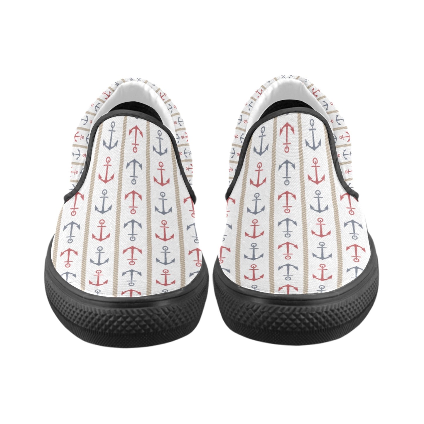 Slip-on Canvas Men's Shoes Anchors