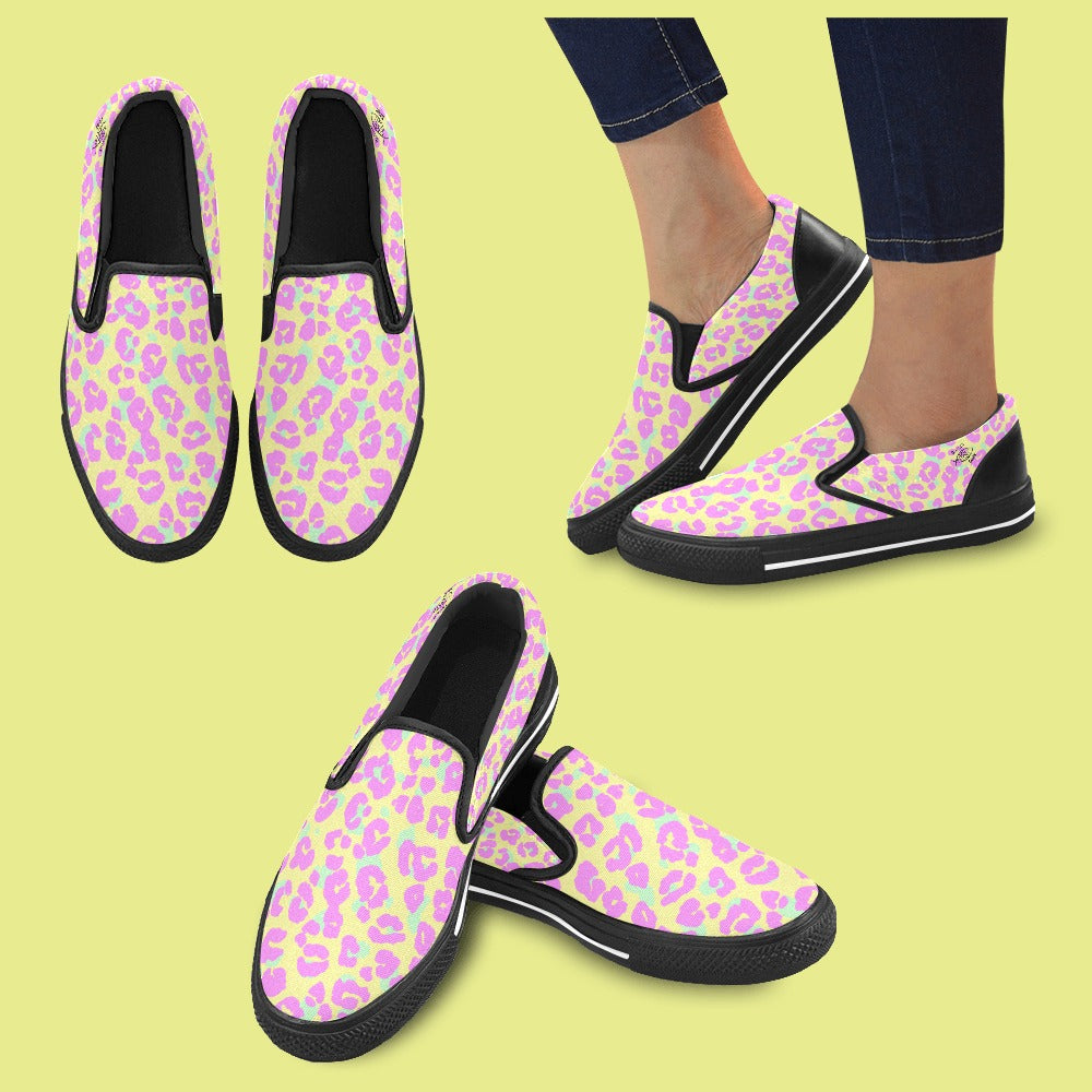 Women's Slip On Leopard Pastel