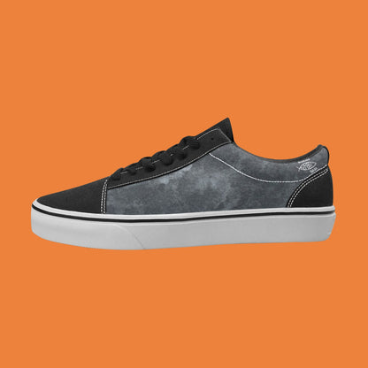 Men's Lace-Up Canvas Stone Wash Grey